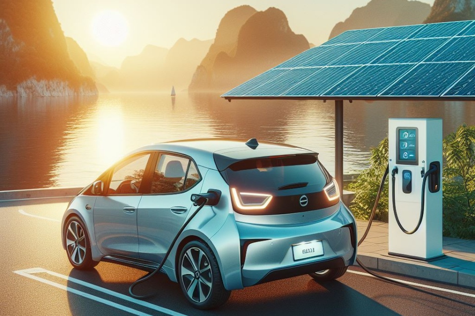 Energia Solar para Estações de Carga EV<br />
