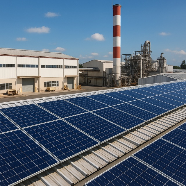 energia solar na industria
